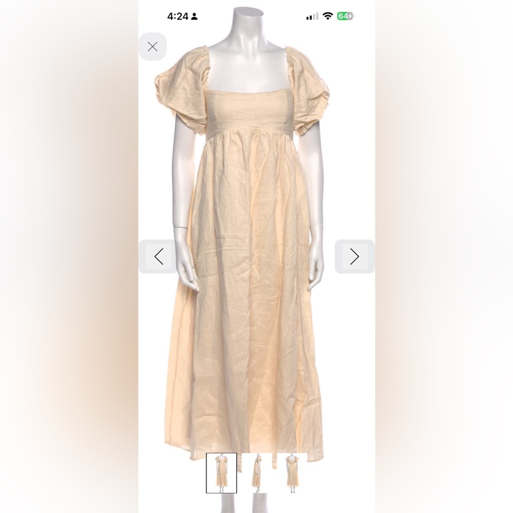 Dissh Cream Maxi Dress